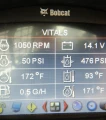 2019 Bobcat T870 tracked skid steer loader
