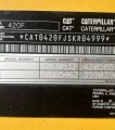 2015 Caterpillar 420F backhoe