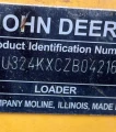 2016 John Deere 324K wheel loader