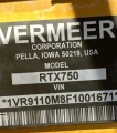 2015 Vermeer RTX750 trencher