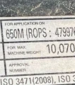 2020 Case 650M LT dozer