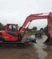 2011 Kubota KX080-3 Mini Excavator