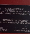 2012 Ditch Witch RT120 Quad vibratory cable plow