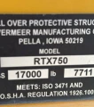 2015 Vermeer RTX750 trencher