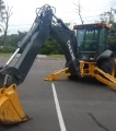 2015 John Deere 410L backhoe