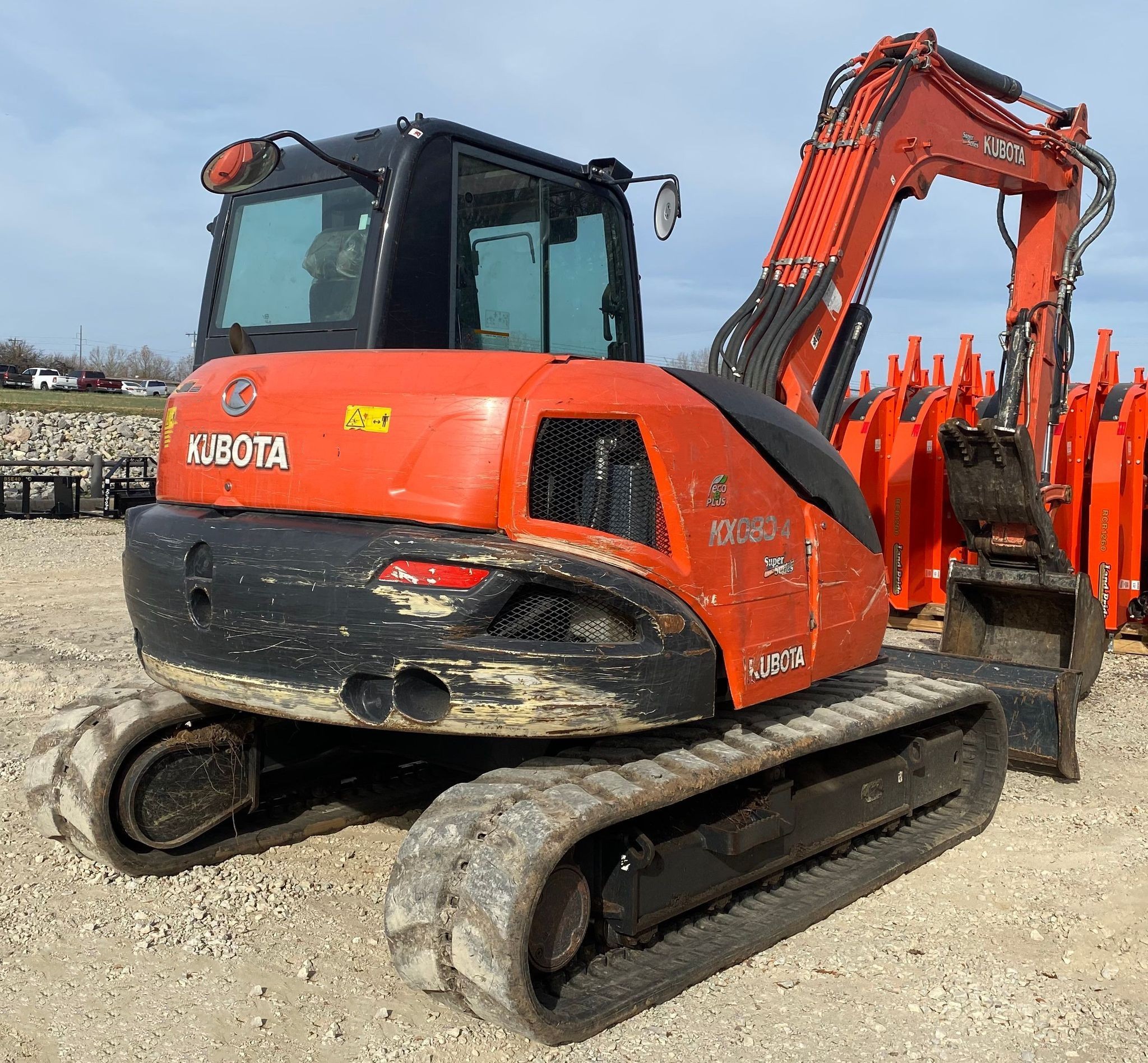 gallery 2019 Kubota KX080-4SR3A mini excavator