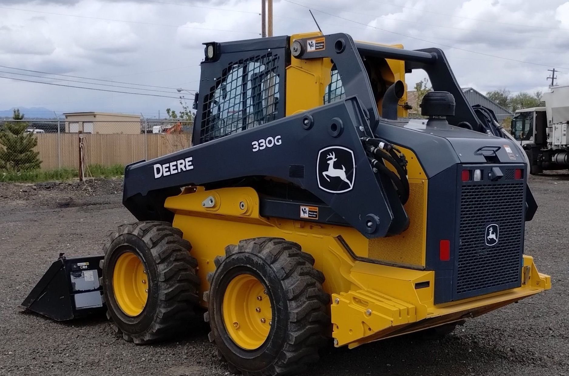 gallery 2022 John Deere 330G skid steer loader