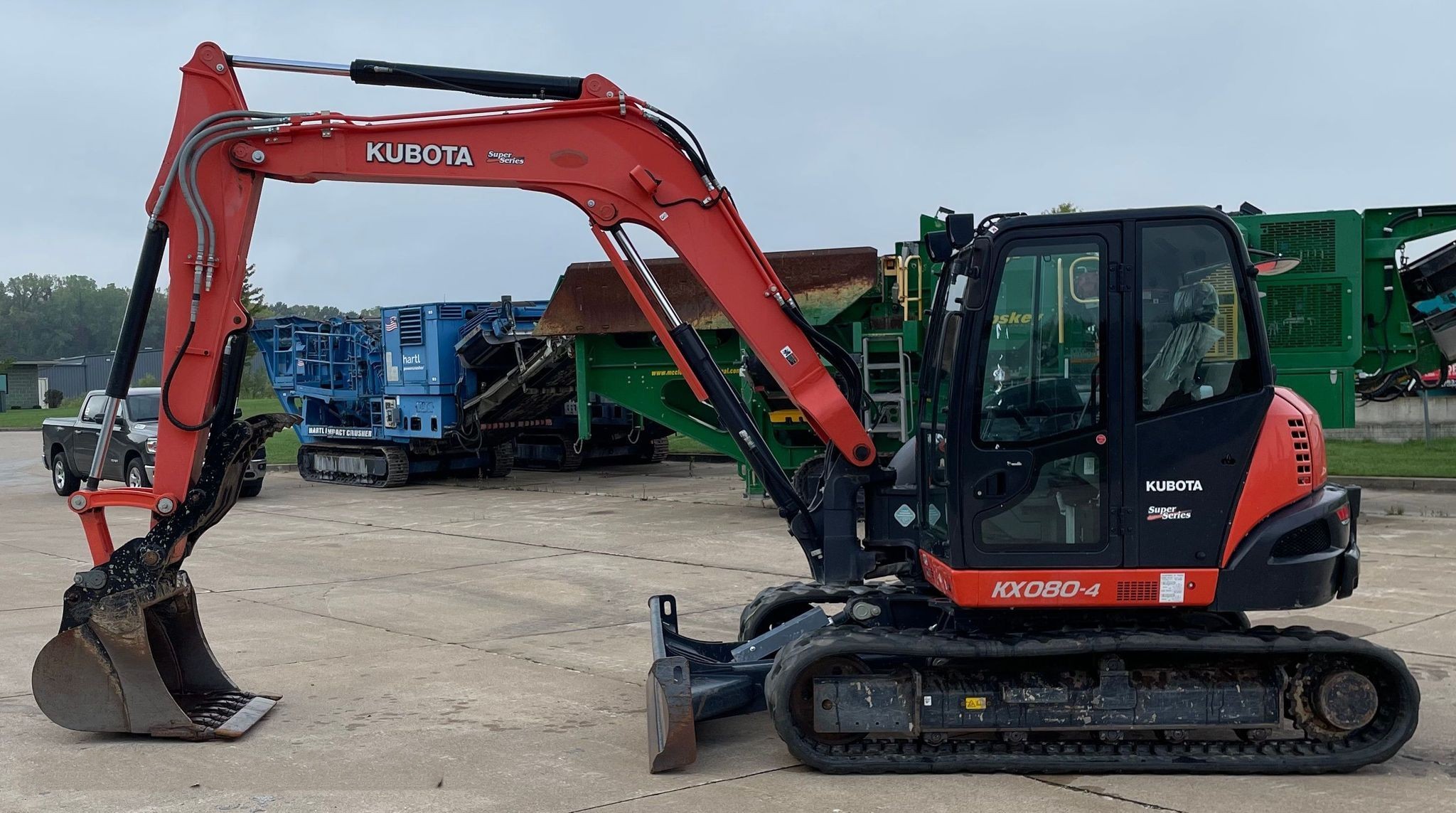 gallery 2019 Kubota KX080-4 mini excavator