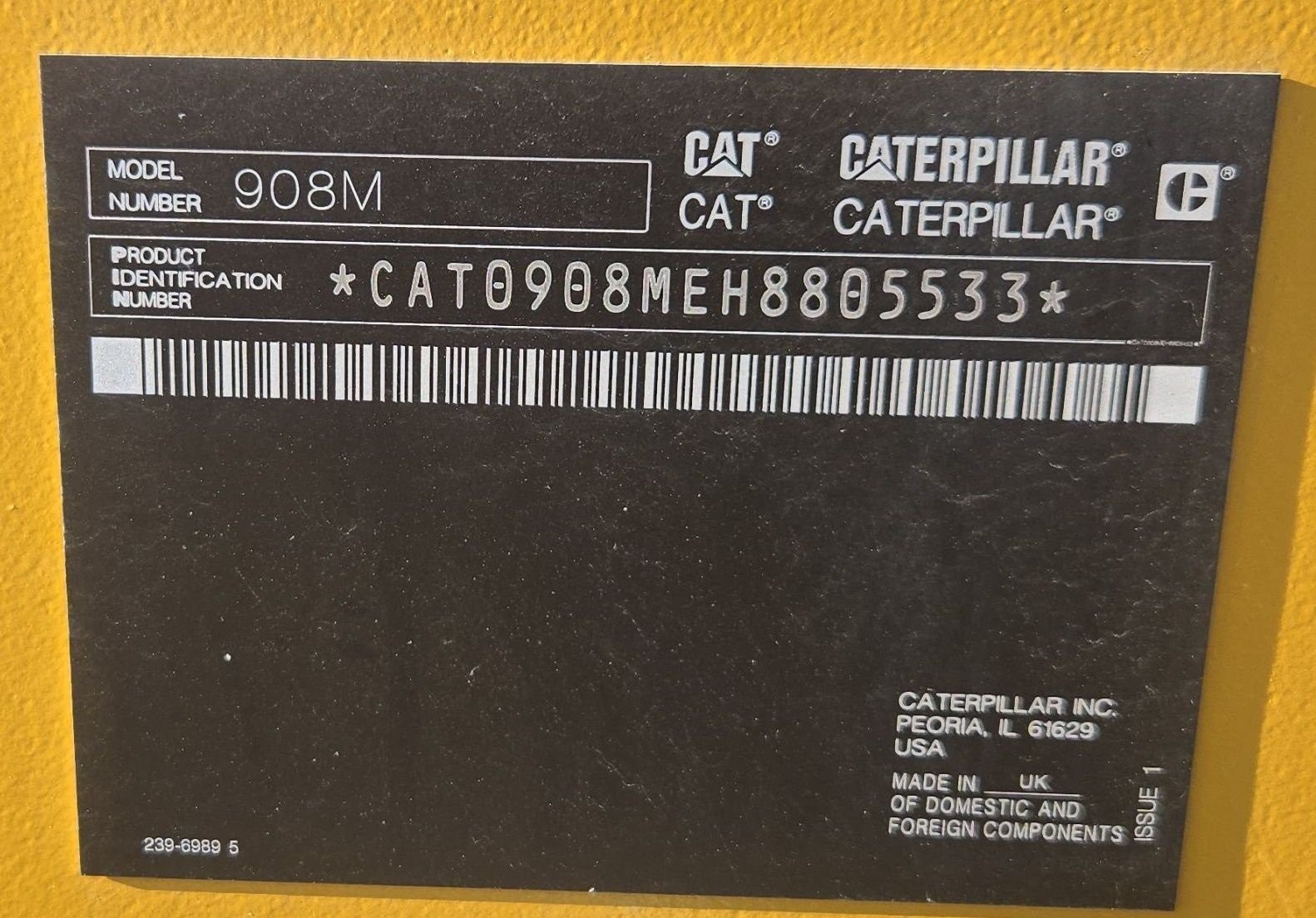 gallery 2022 Caterpillar 908M wheel loader