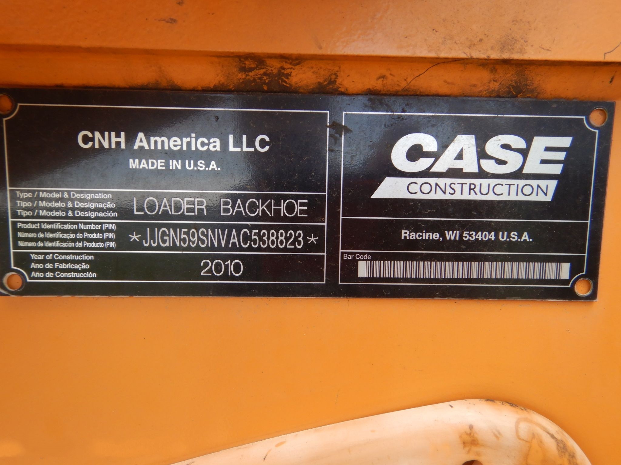 gallery 2010 Case 590 Super N backhoe