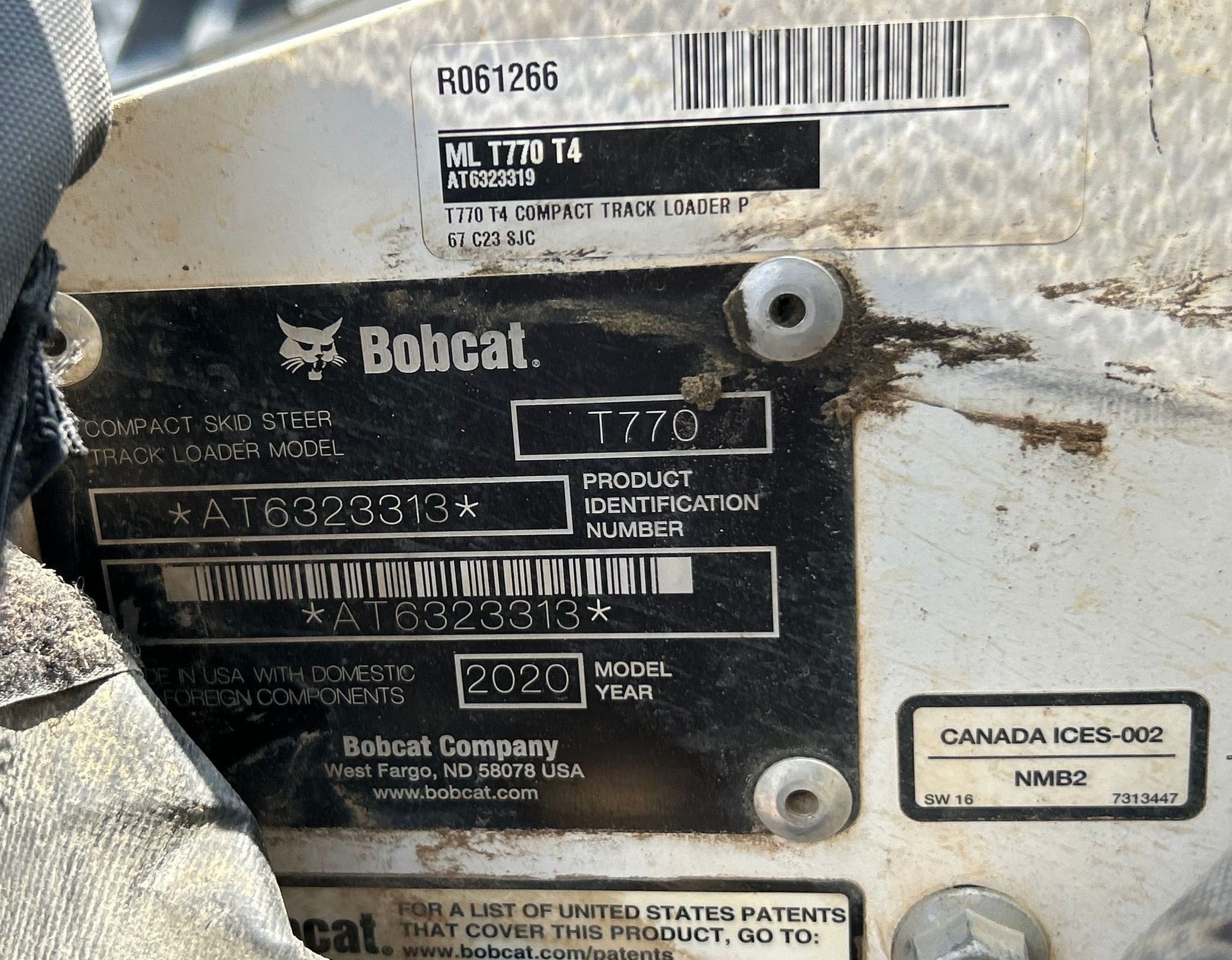 gallery 2020 Bobcat T770 tracked skid steer loader