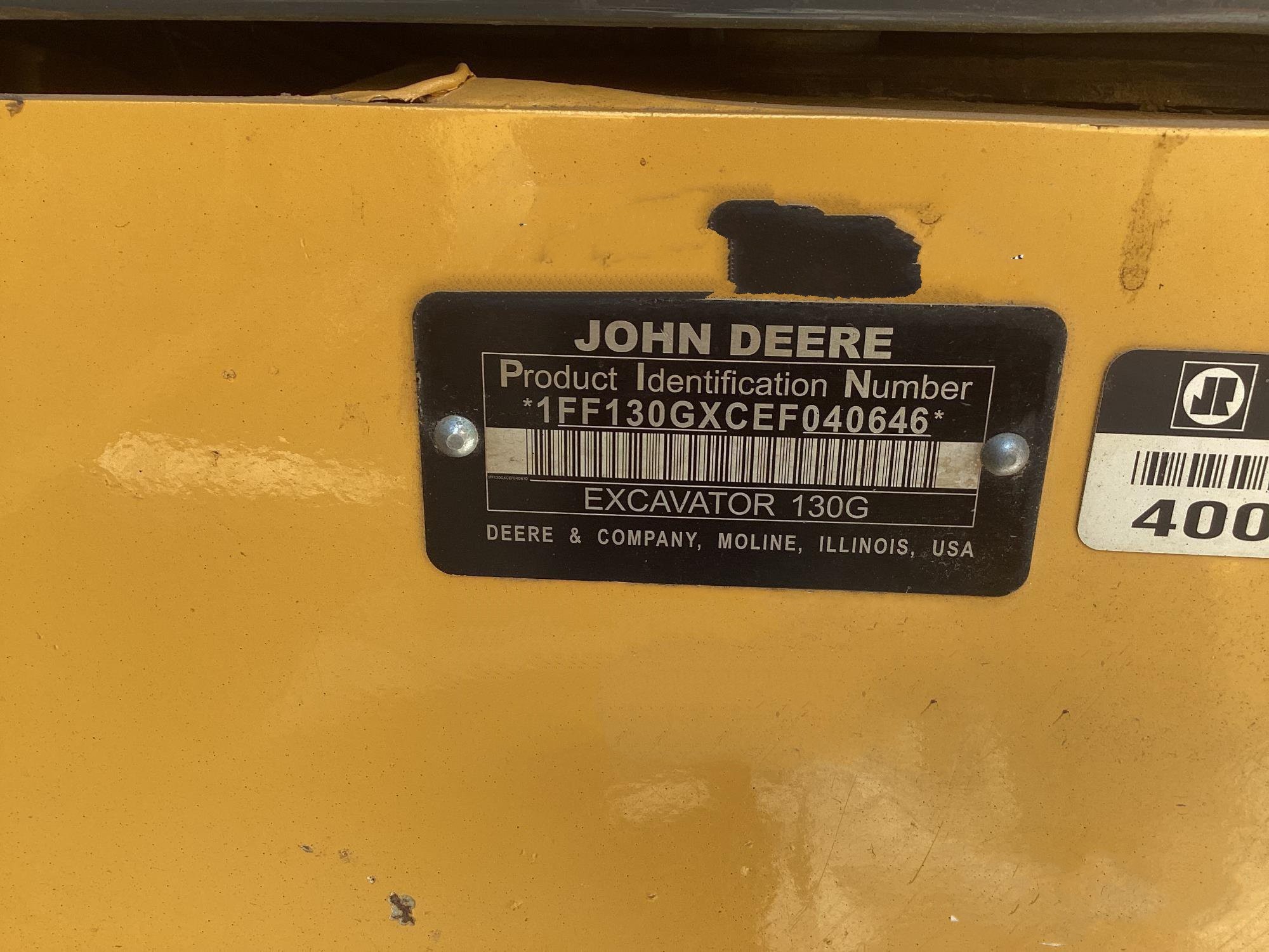 gallery 2014 John Deere 130G Excavator