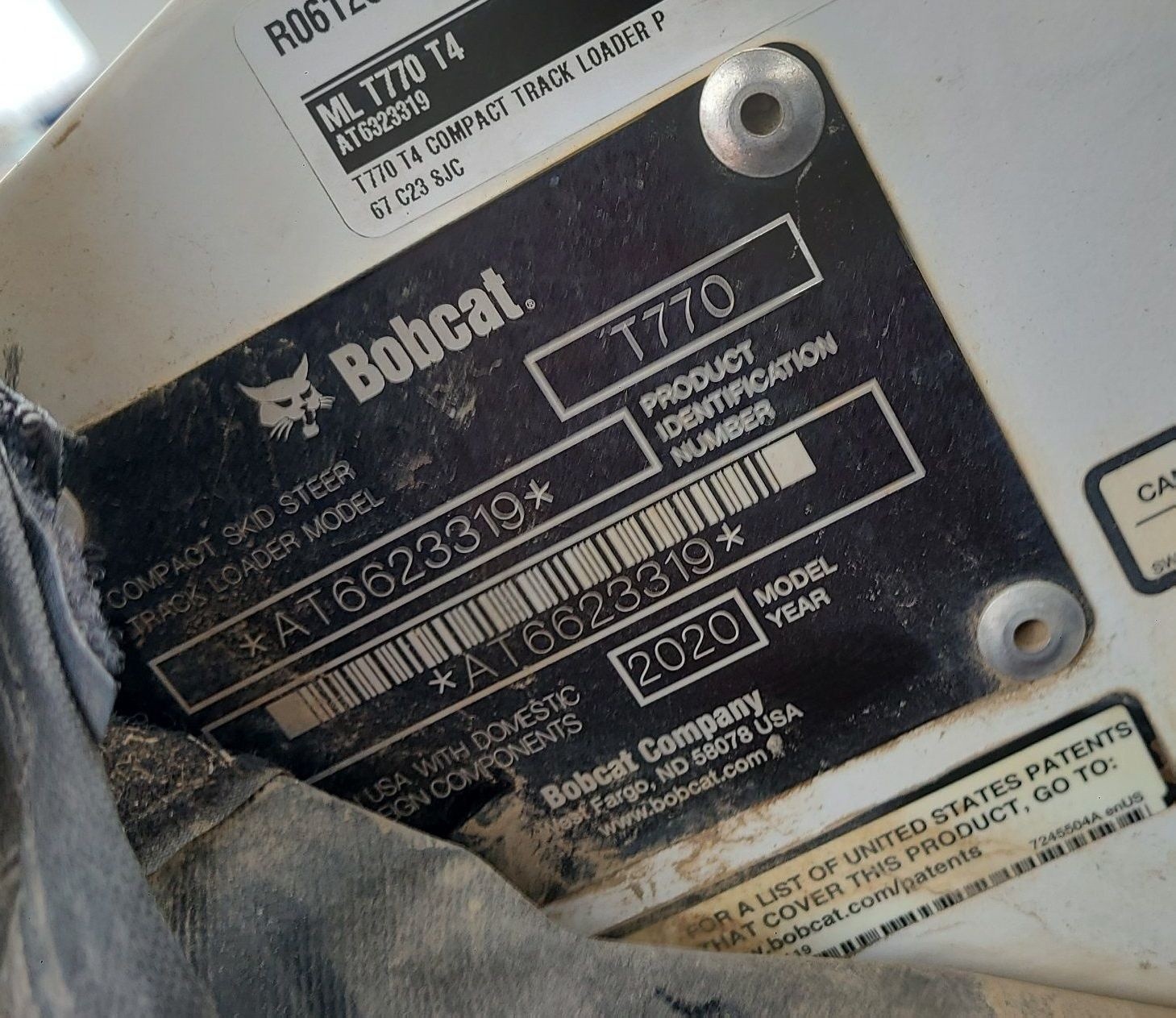 gallery 2020 Bobcat T770 tracked skid steer loader