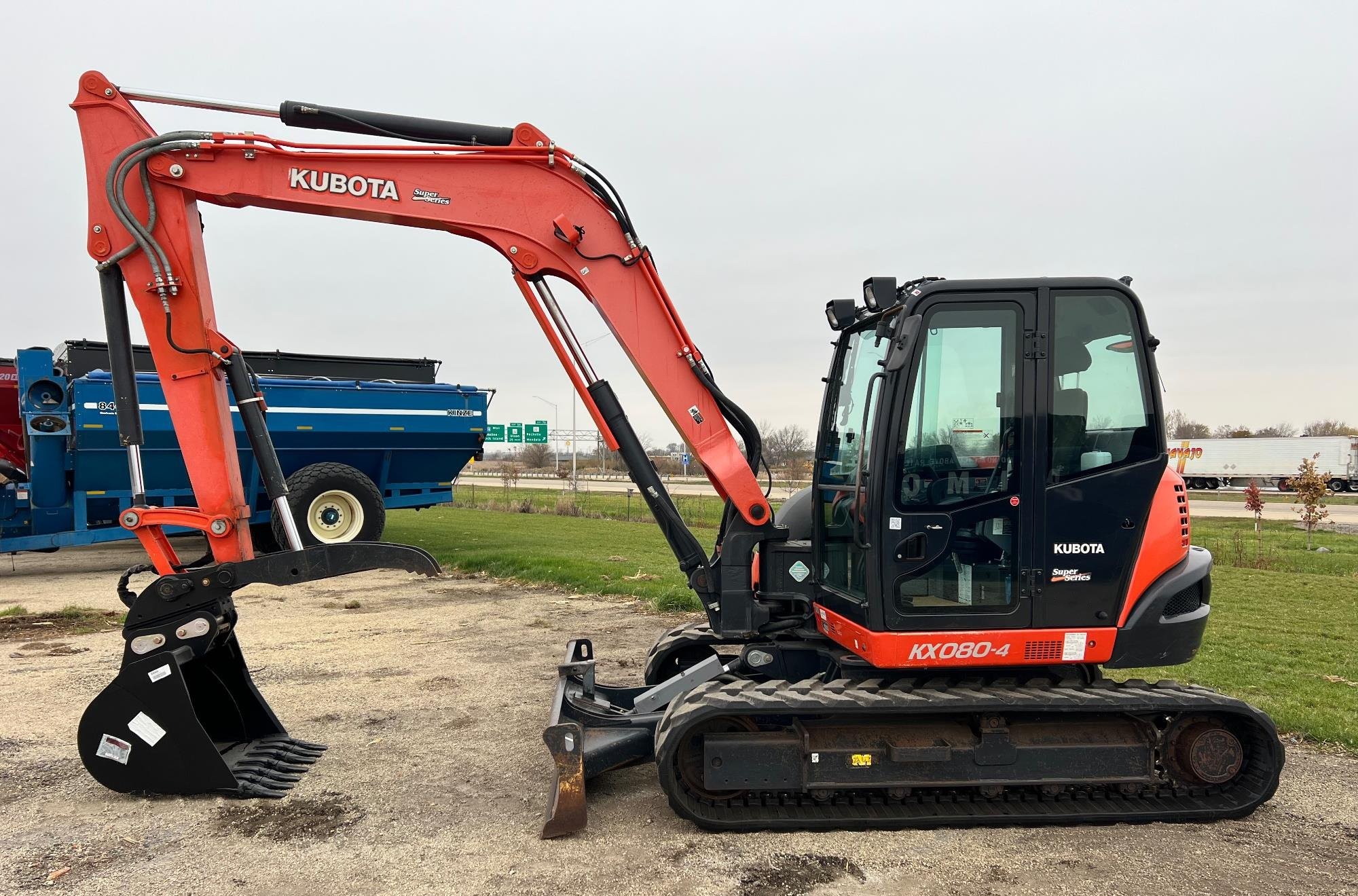 gallery 2018 Kubota KX080-4 Mini Excavator