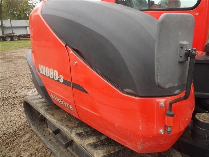 gallery 2011 Kubota KX080-3 Mini Excavator