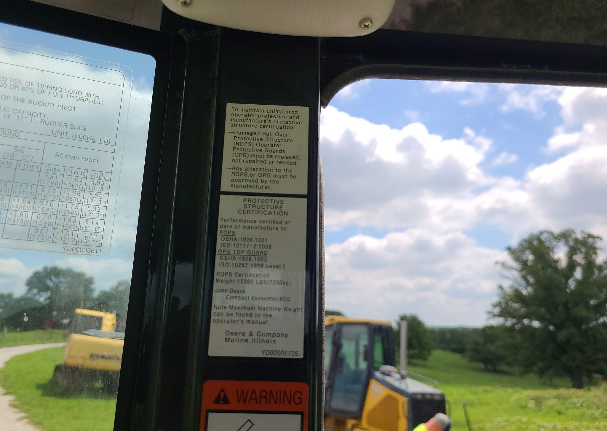 gallery 2021 John Deere 60G mini excavator