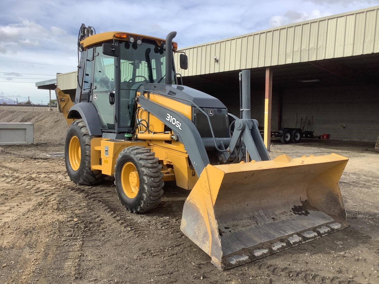 gallery 2015 John Deere 310SL 4x4 Loader Backhoe WExtendahoe, Compactor & Bucket