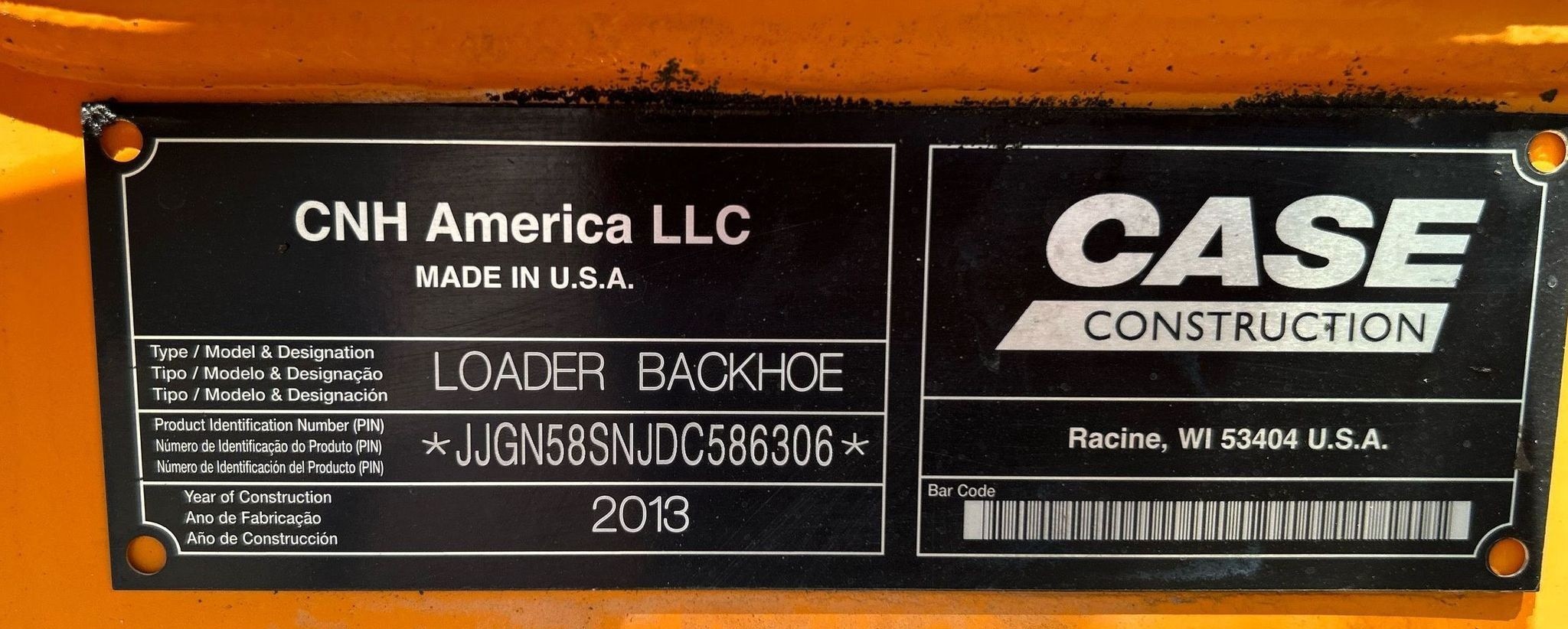 gallery 2013 Case 580 Super N backhoe