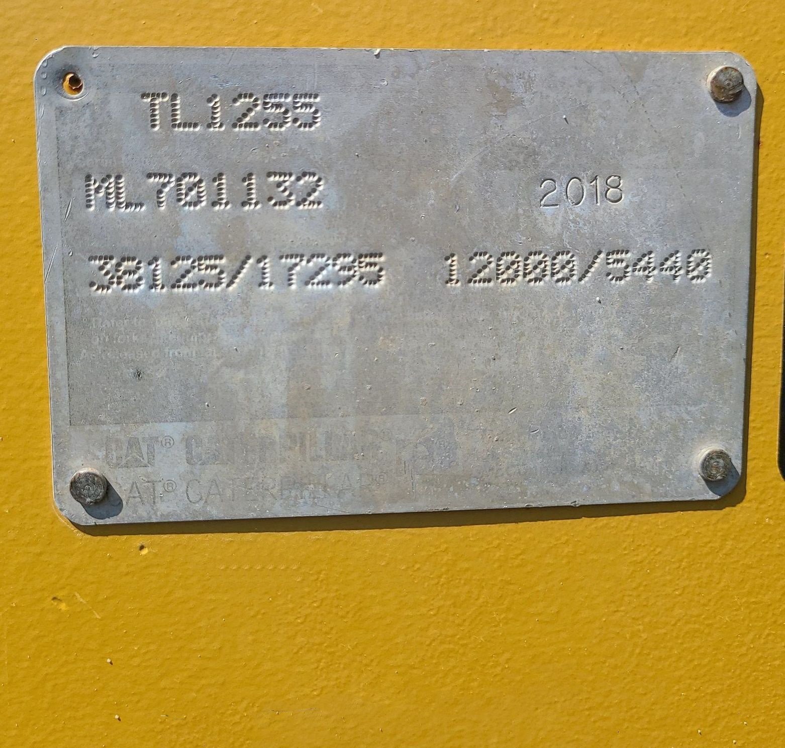 gallery 2018 Caterpillar TL1255D telehandler