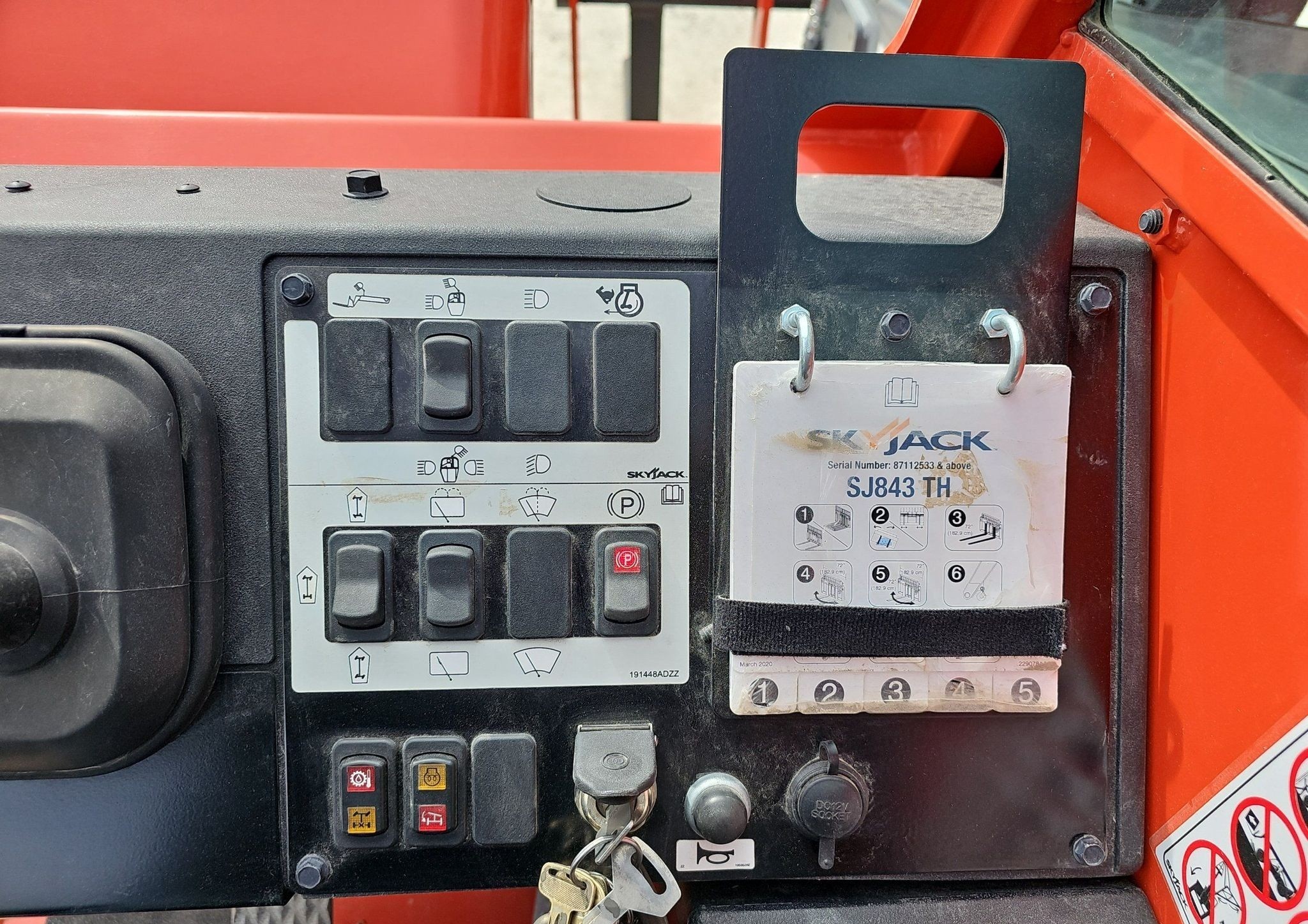 gallery 2023 Skyjack SJ843TH telehandler