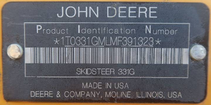 gallery 2021 John Deere 331G tracked skid steer loader