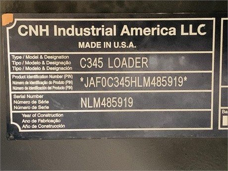 gallery 2020 NEW HOLLAND C345 SKID STEER