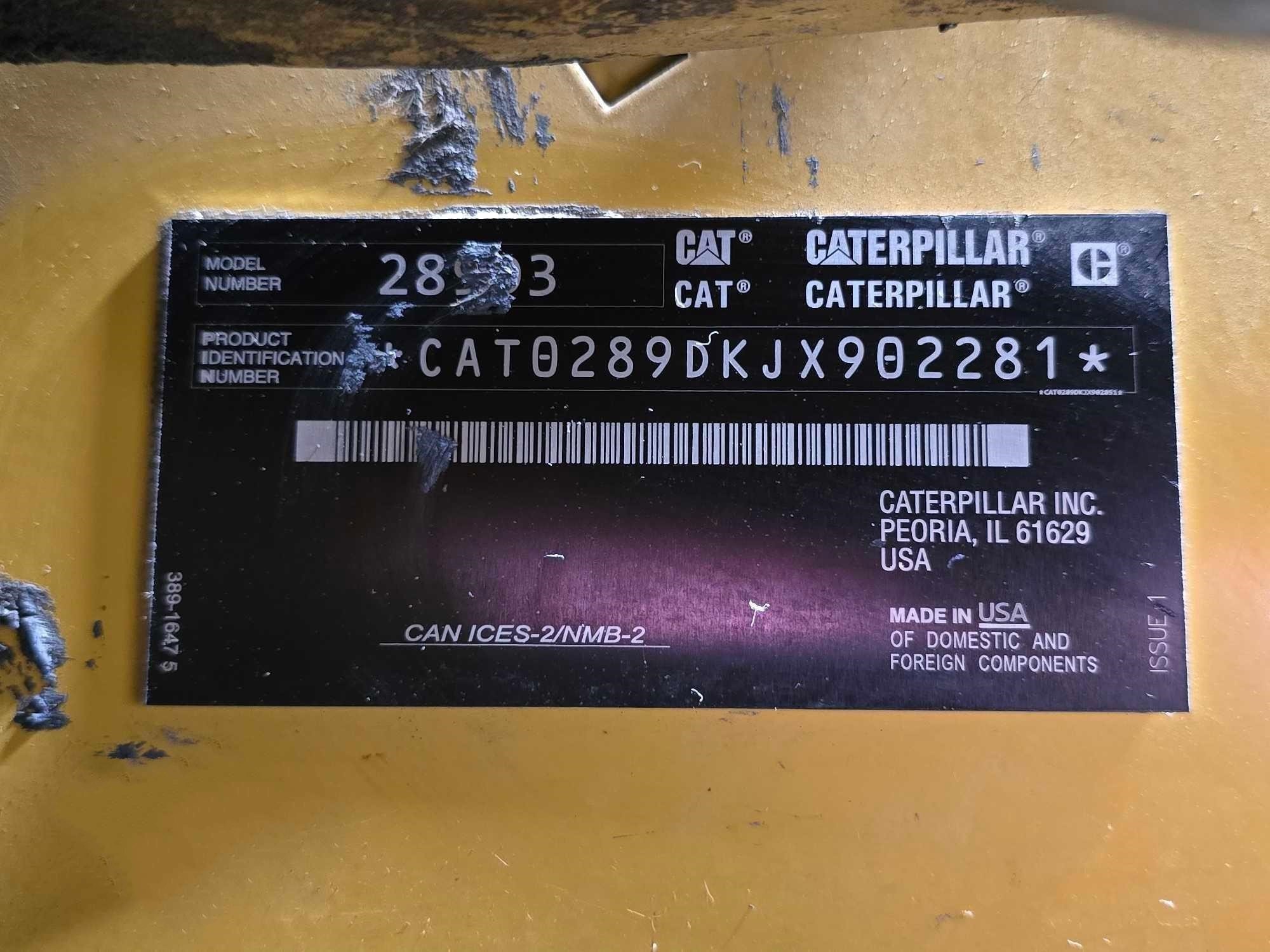 gallery 2020 Caterpillar 289D3 skid steer