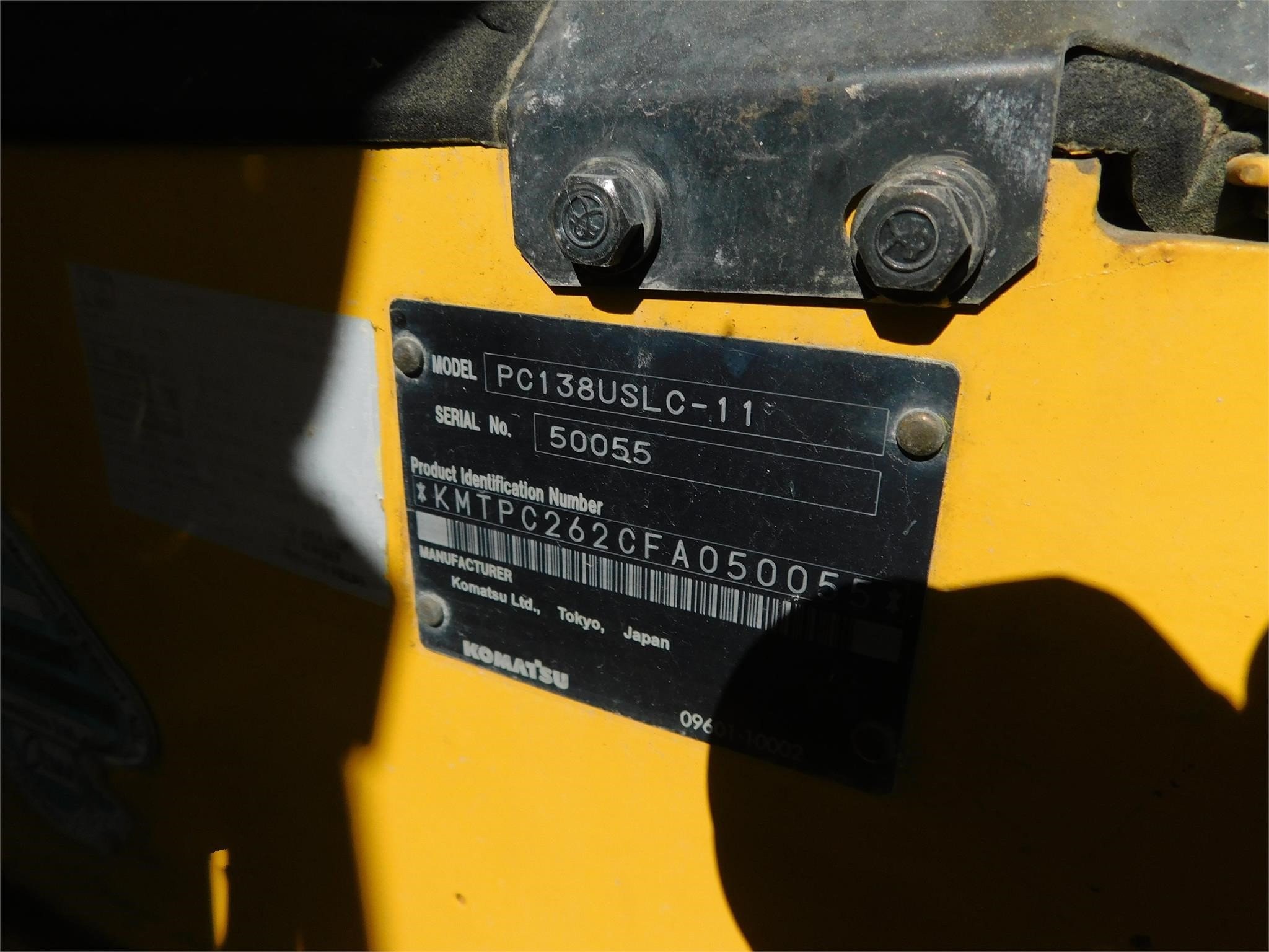 gallery 2016 KOMATSU PC138US LC-11
