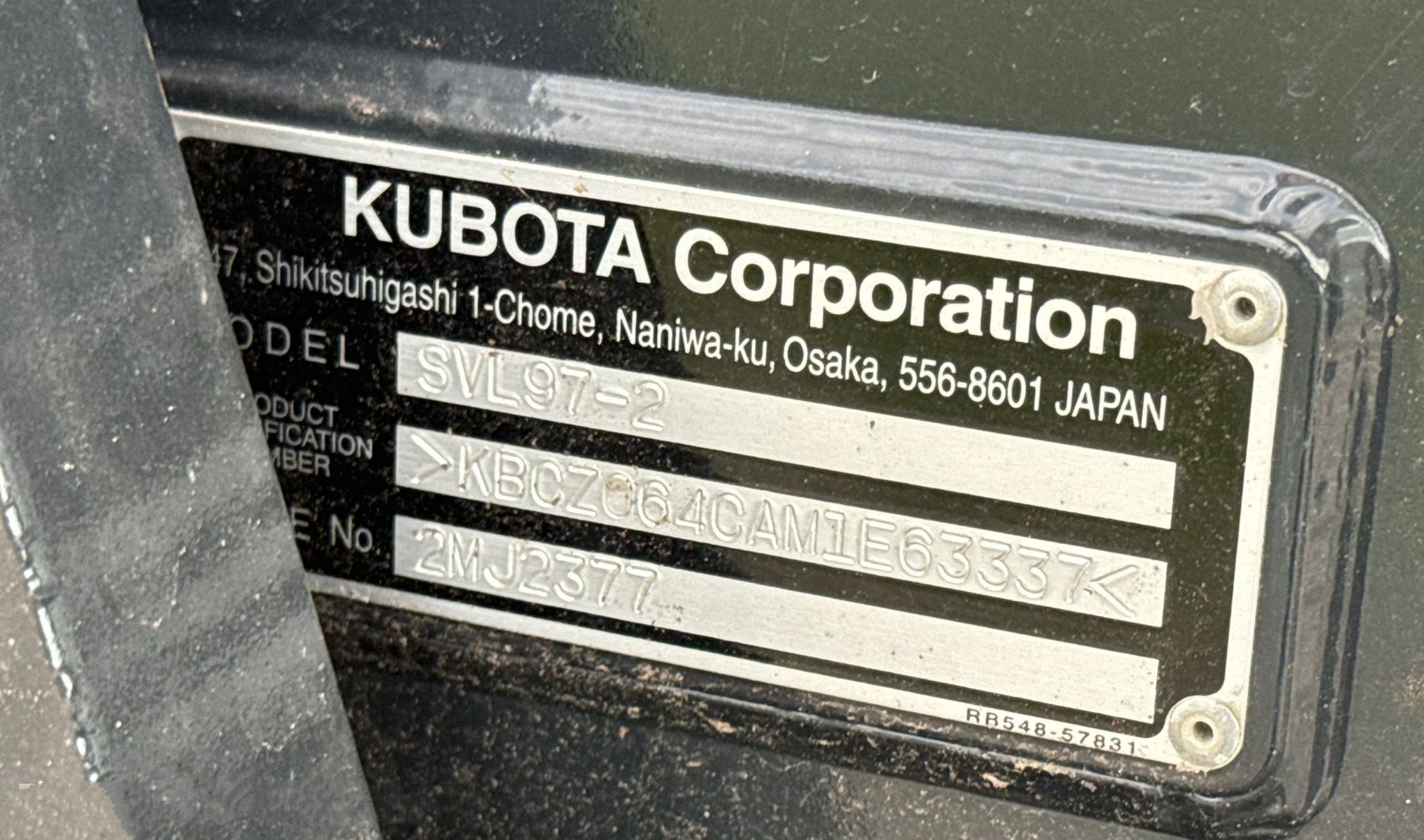 gallery 2021 Kubota SVL97-2 tracked skid steer loader