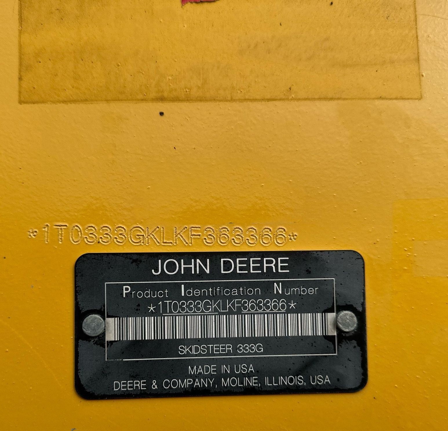gallery 2019 John Deere 333G tracked skid steer loade