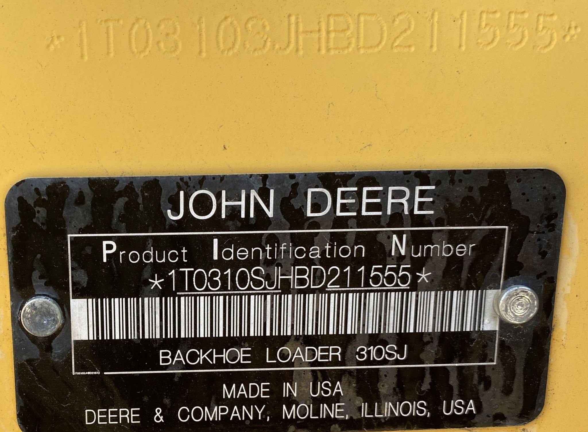 gallery 2012 John Deere 310SJ backhoe