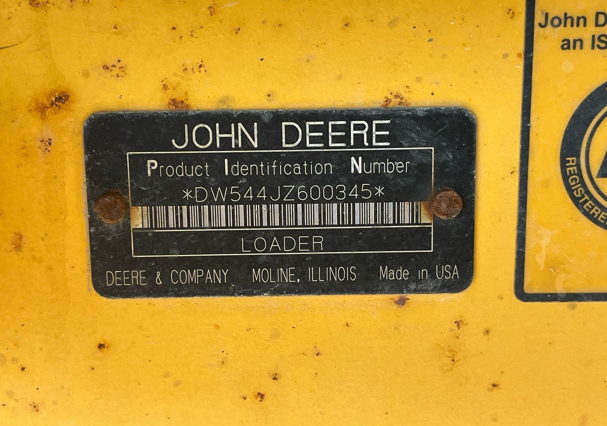 gallery 2005 John Deere 544J wheel loader