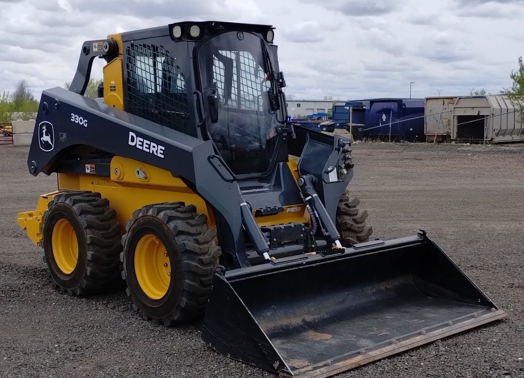 gallery 2022 John Deere 330G skid steer loader