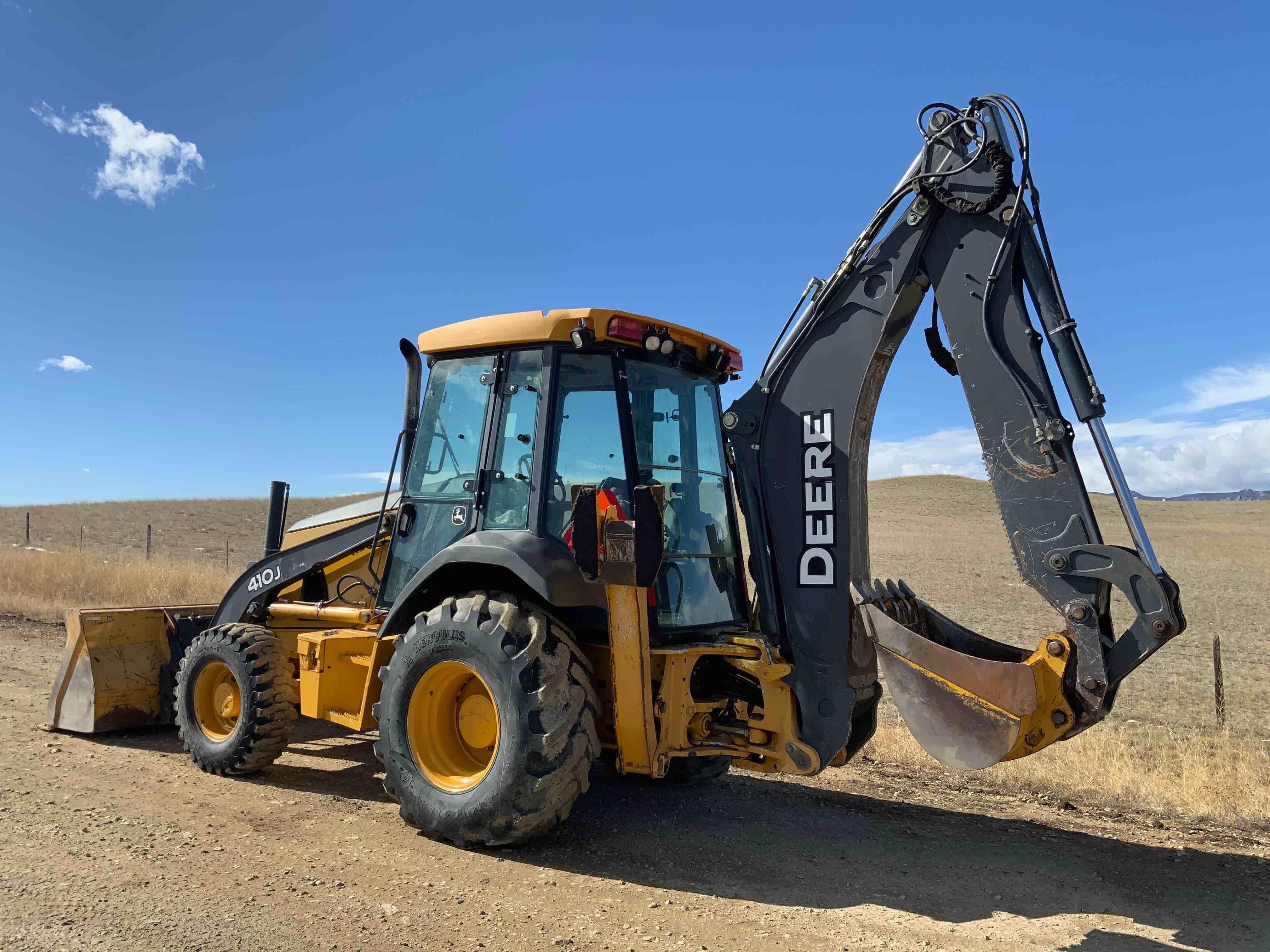 gallery 2012 John Deere 410J 4x4 Loader Backhoew Extendahoe