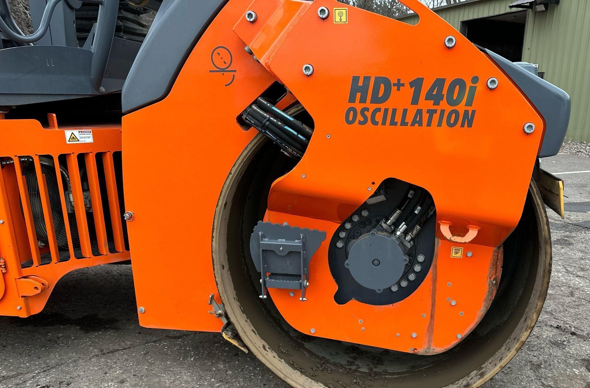gallery 2021 Hamm HD 140i double drum vibratory roller