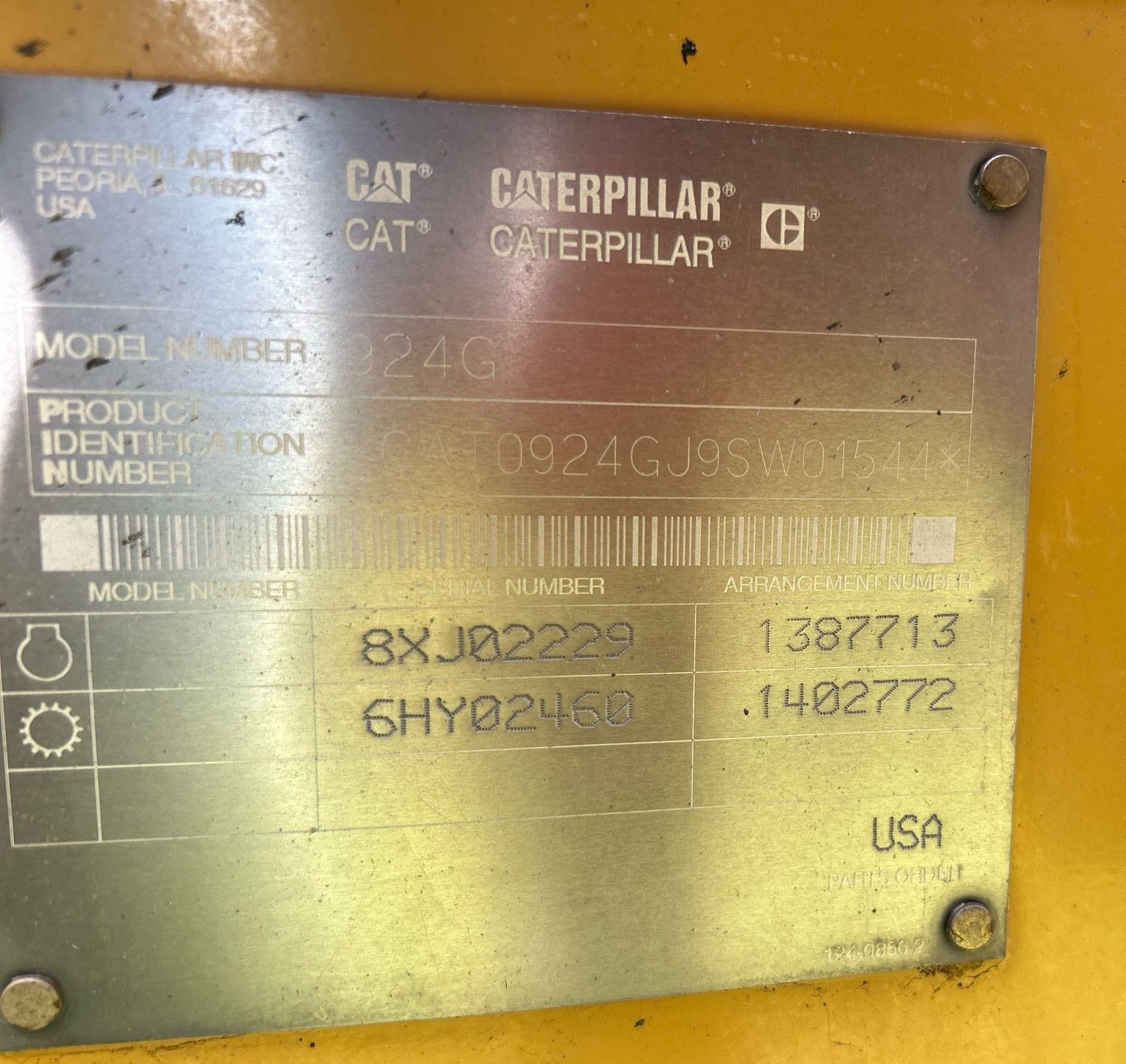 gallery 2001 Caterpillar 924G wheel loader