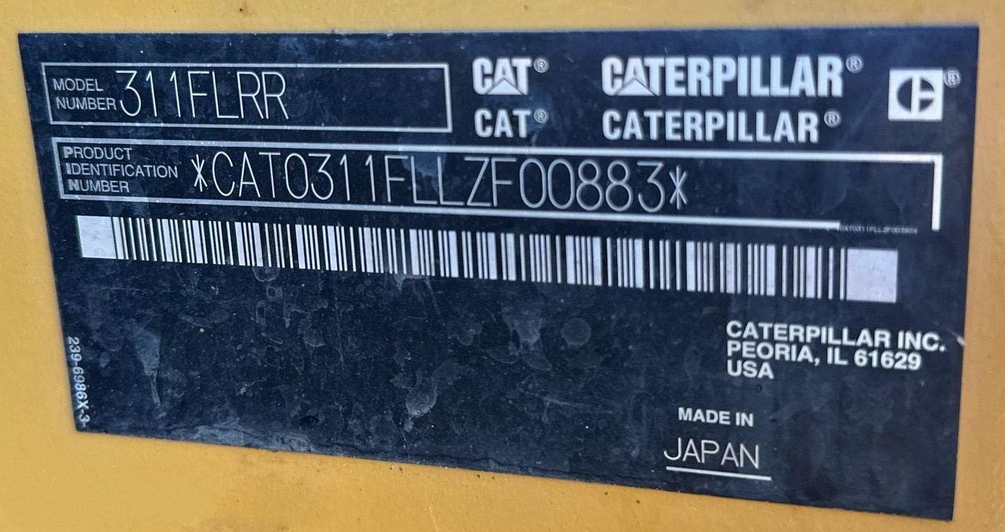 gallery 2015 Caterpillar 311FL RR excavator