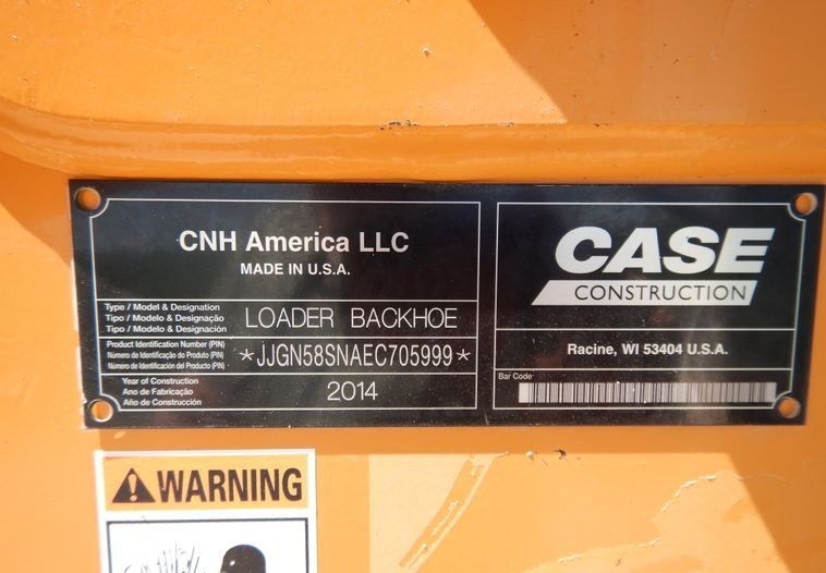 gallery 2014 Case 580 Super N backhoe
