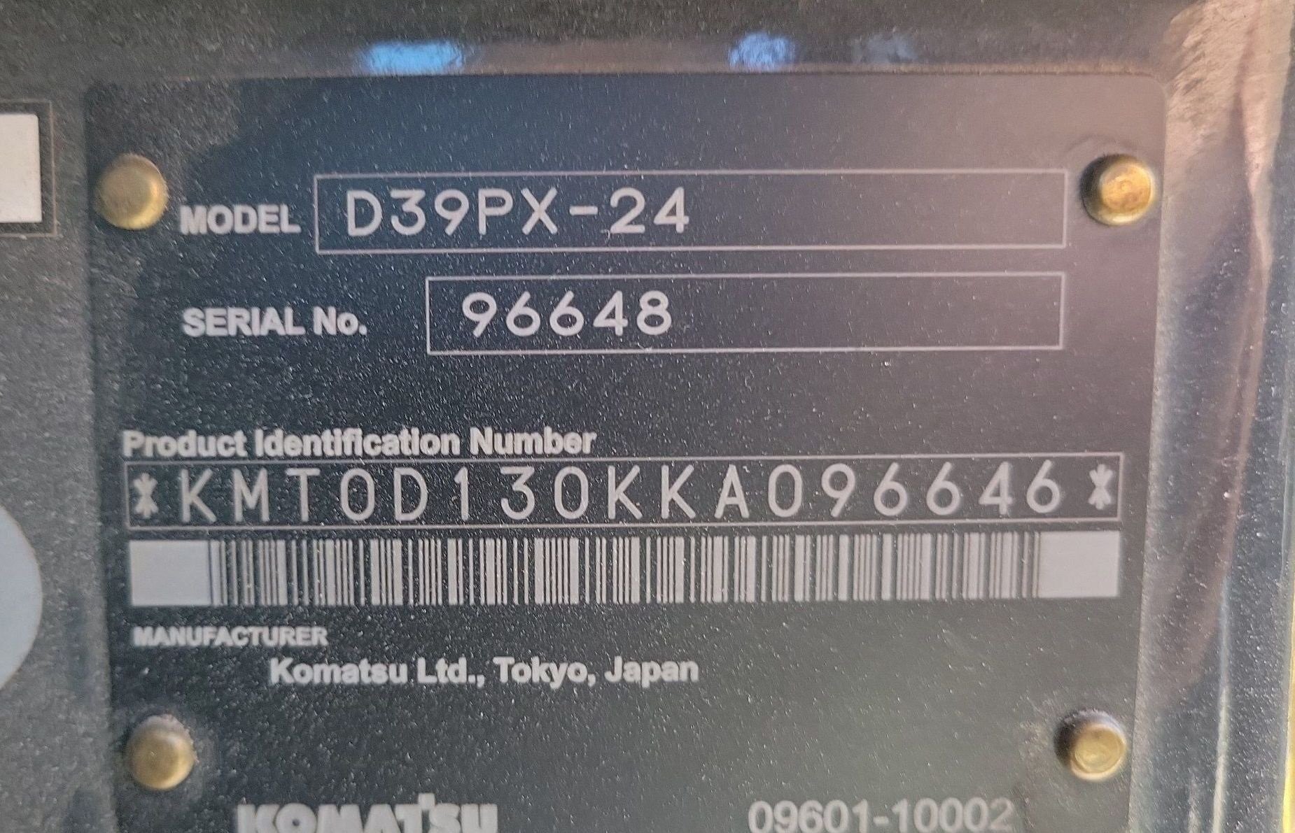 gallery 2020 Komatsu D39PX-24 dozer