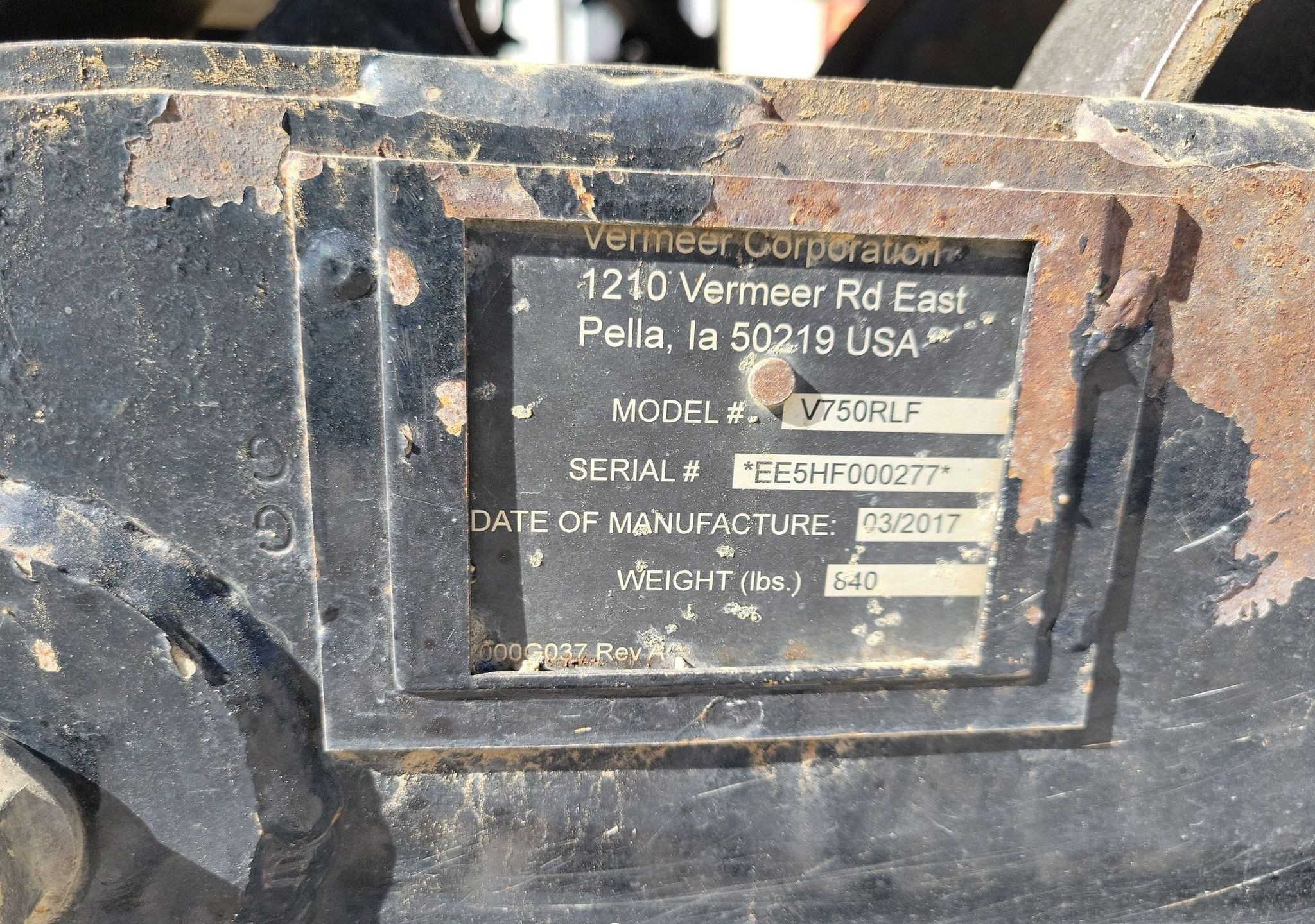 gallery 2017 Vermeer RTX750 trencher