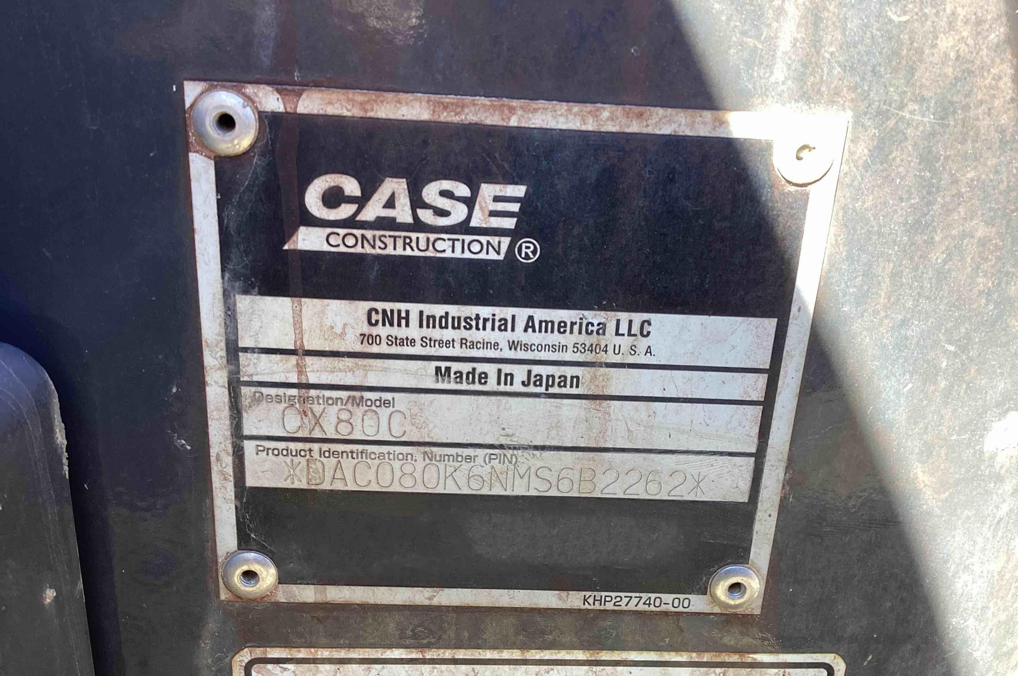 gallery 2021 Case CX80C Track Excavator