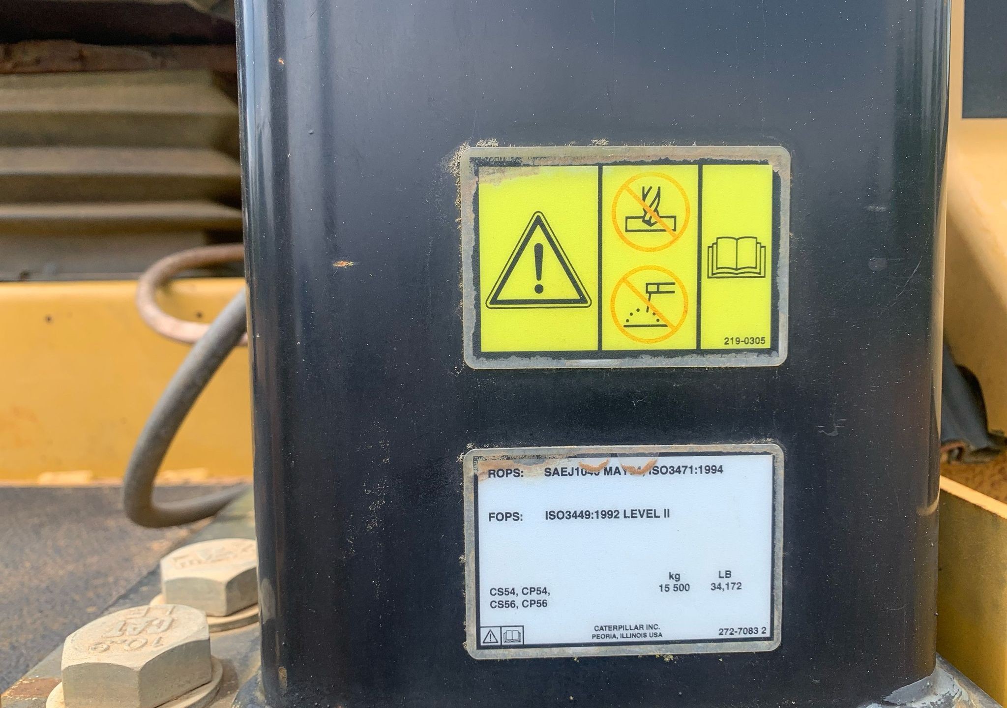 gallery 2008 Caterpillar CS56 single drum vibratory roller