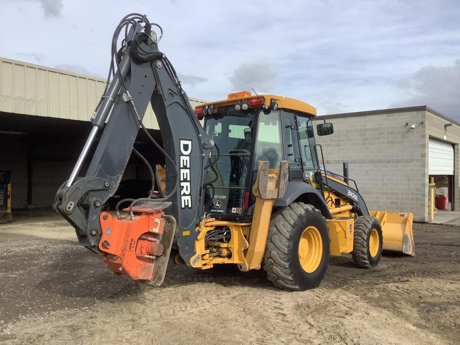 gallery 2015 John Deere 310SL 4x4 Loader Backhoe WExtendahoe, Compactor & Bucket