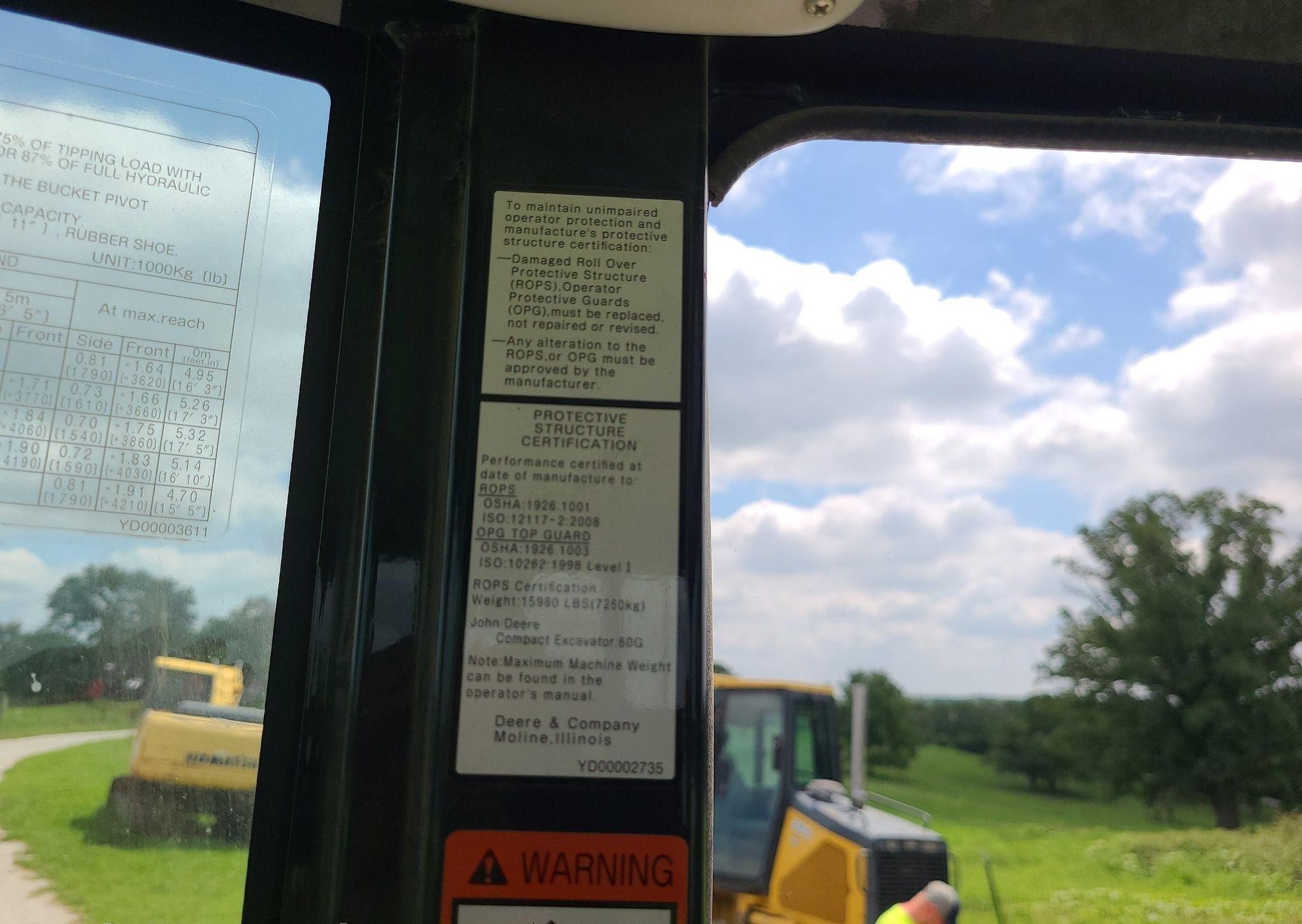 gallery 2021 John Deere 60G mini excavator