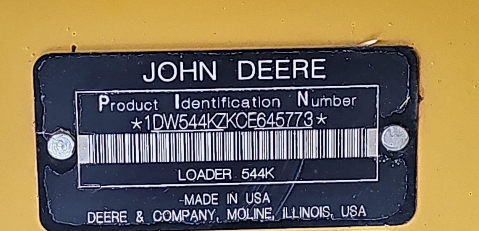 gallery 2012 John Deere 544K wheel loader