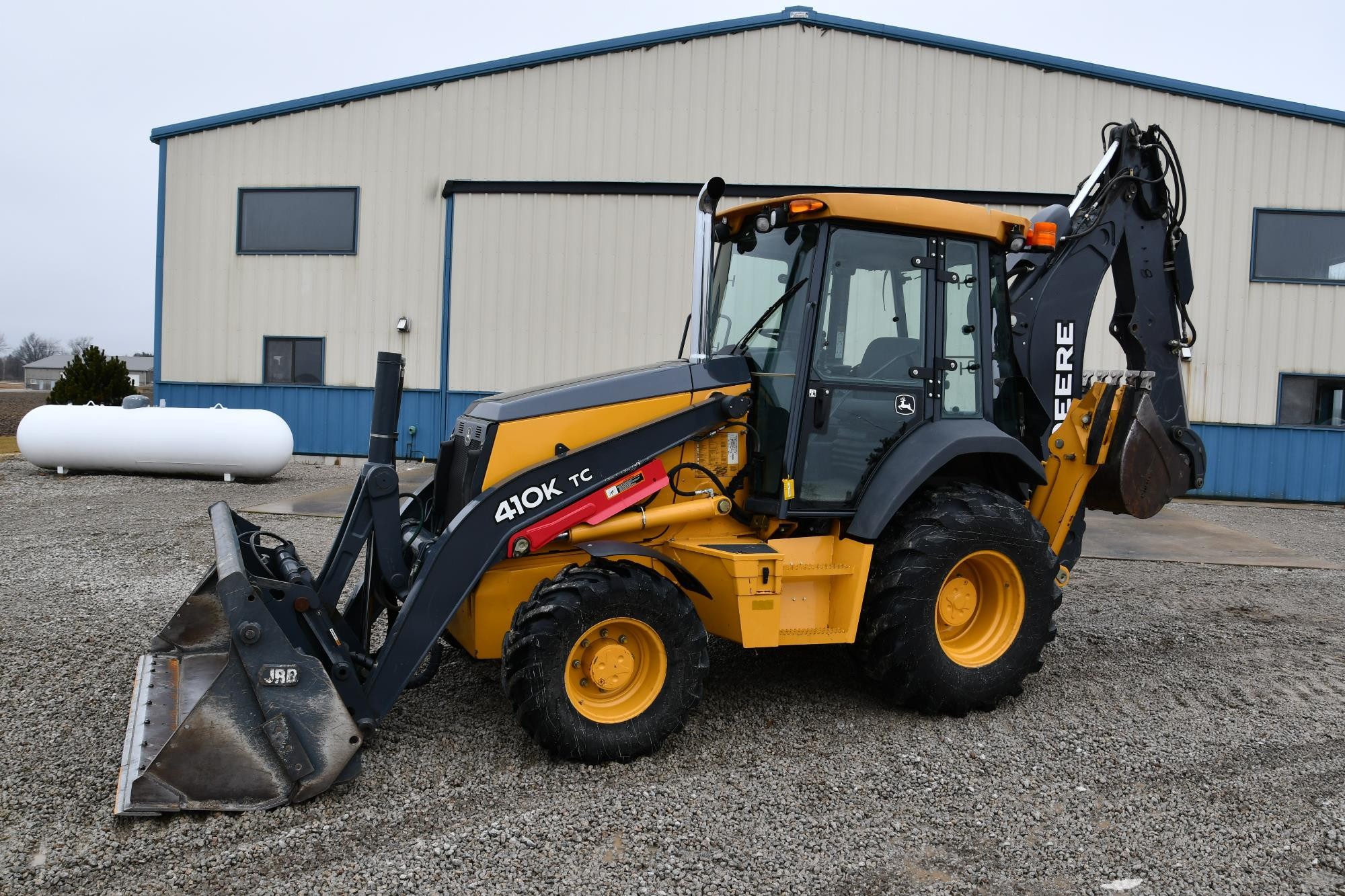 gallery 2012 John Deere 410K TC 4x4 Loader Backhoe W4-IN-1 Bucket & Extendahoe