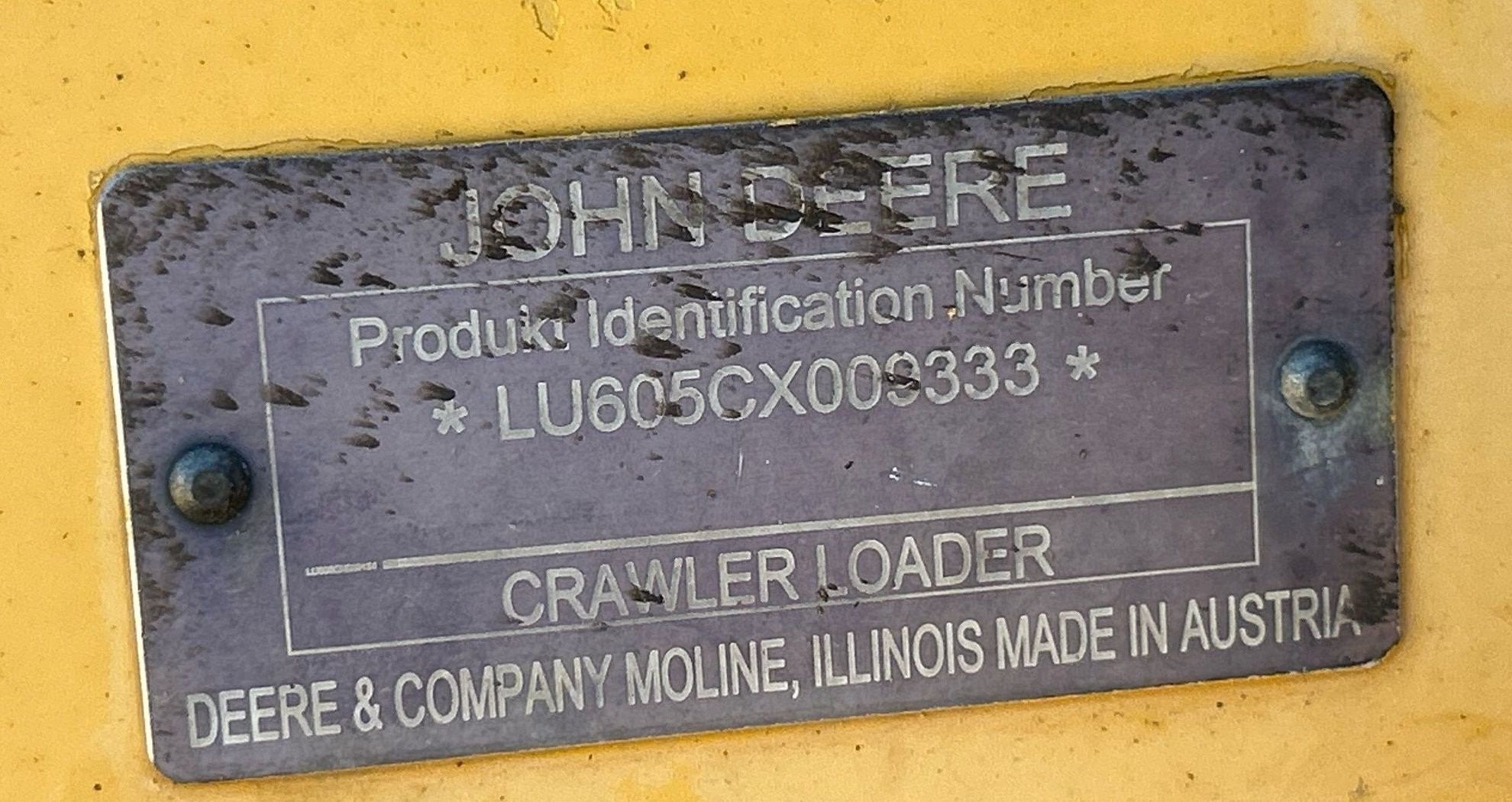 gallery 2012 John Deere 605C track loader