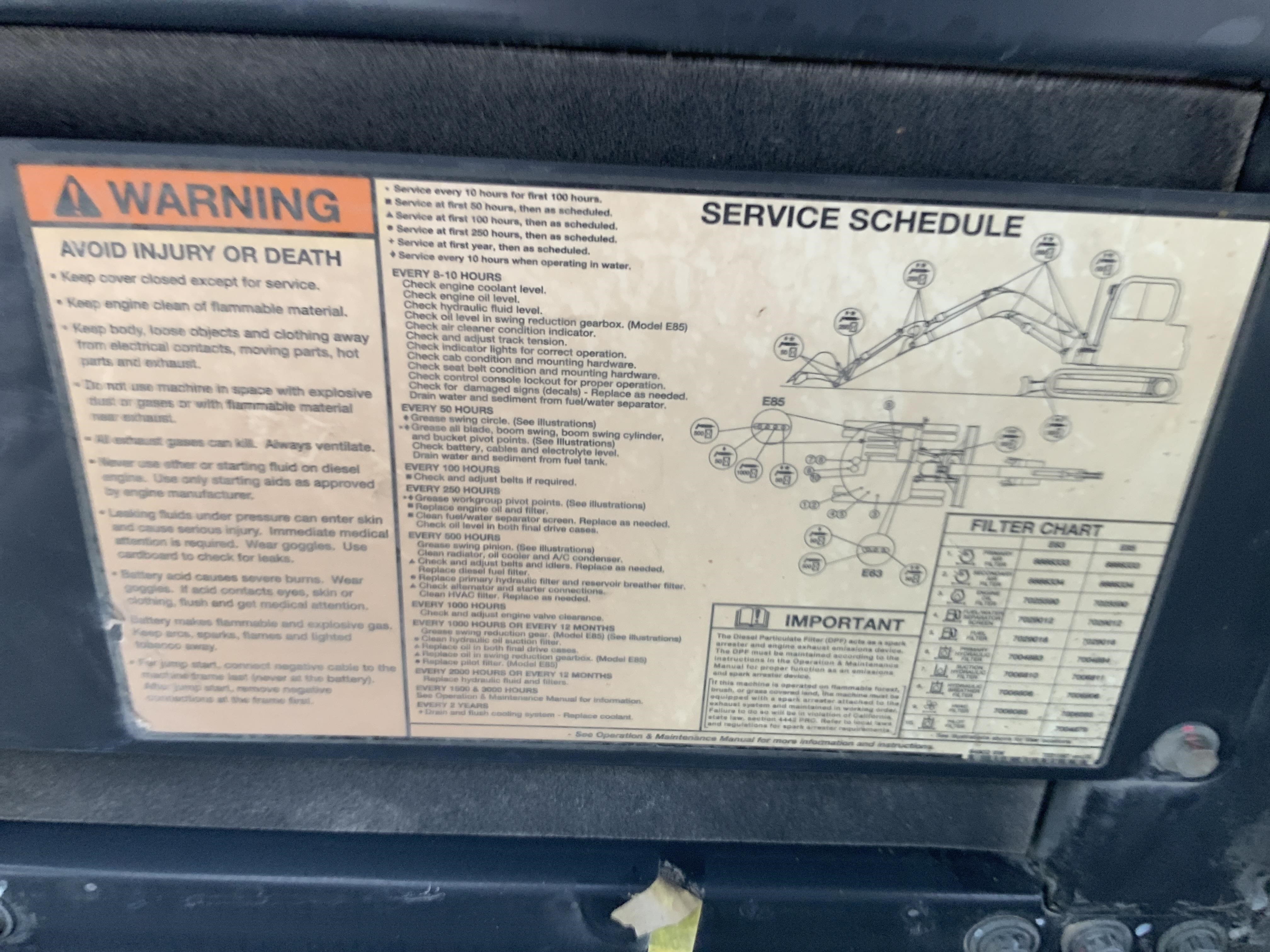 gallery 2014 Bobcat E85 Mini Excavator