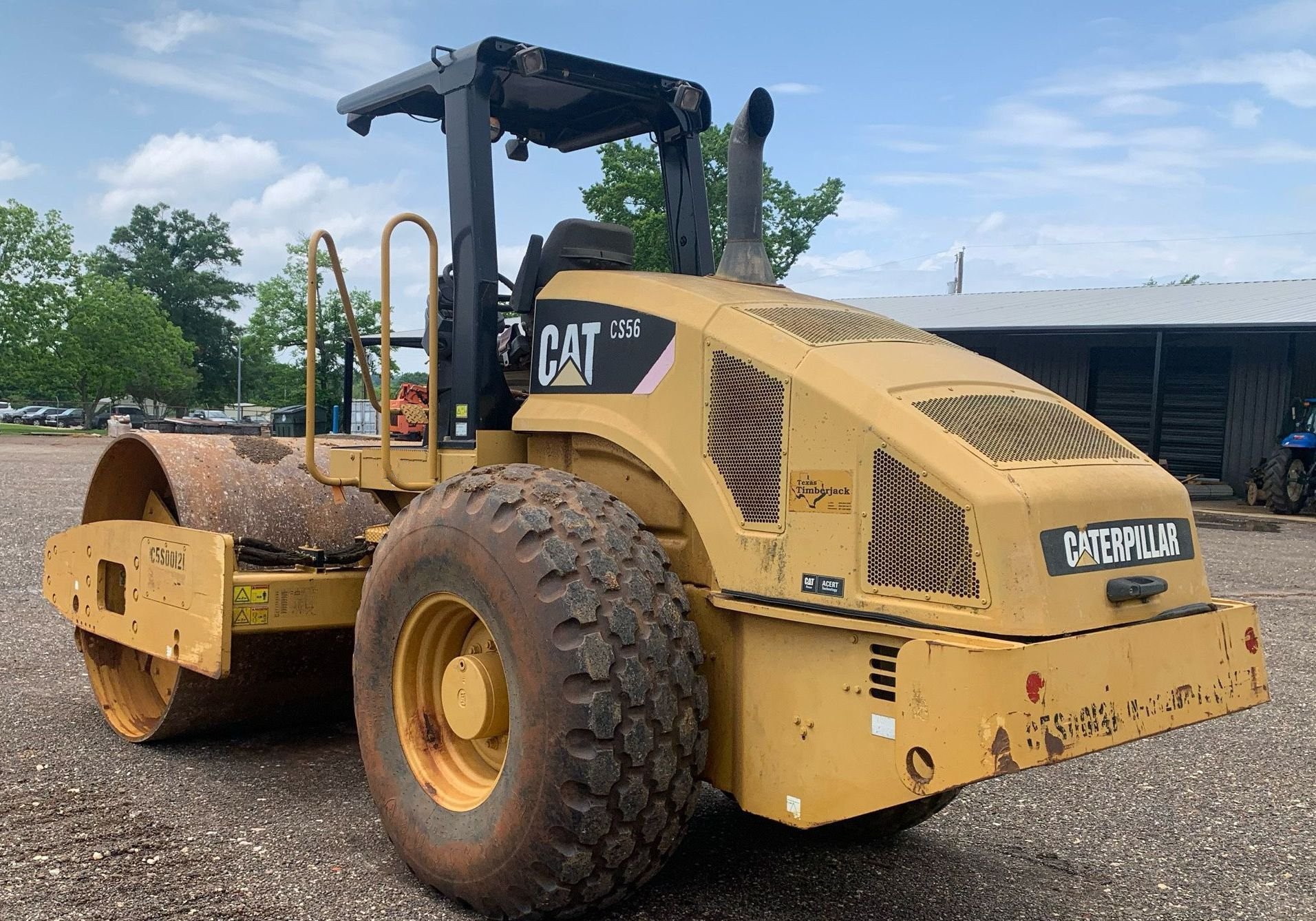 gallery 2008 Caterpillar CS56 single drum vibratory roller