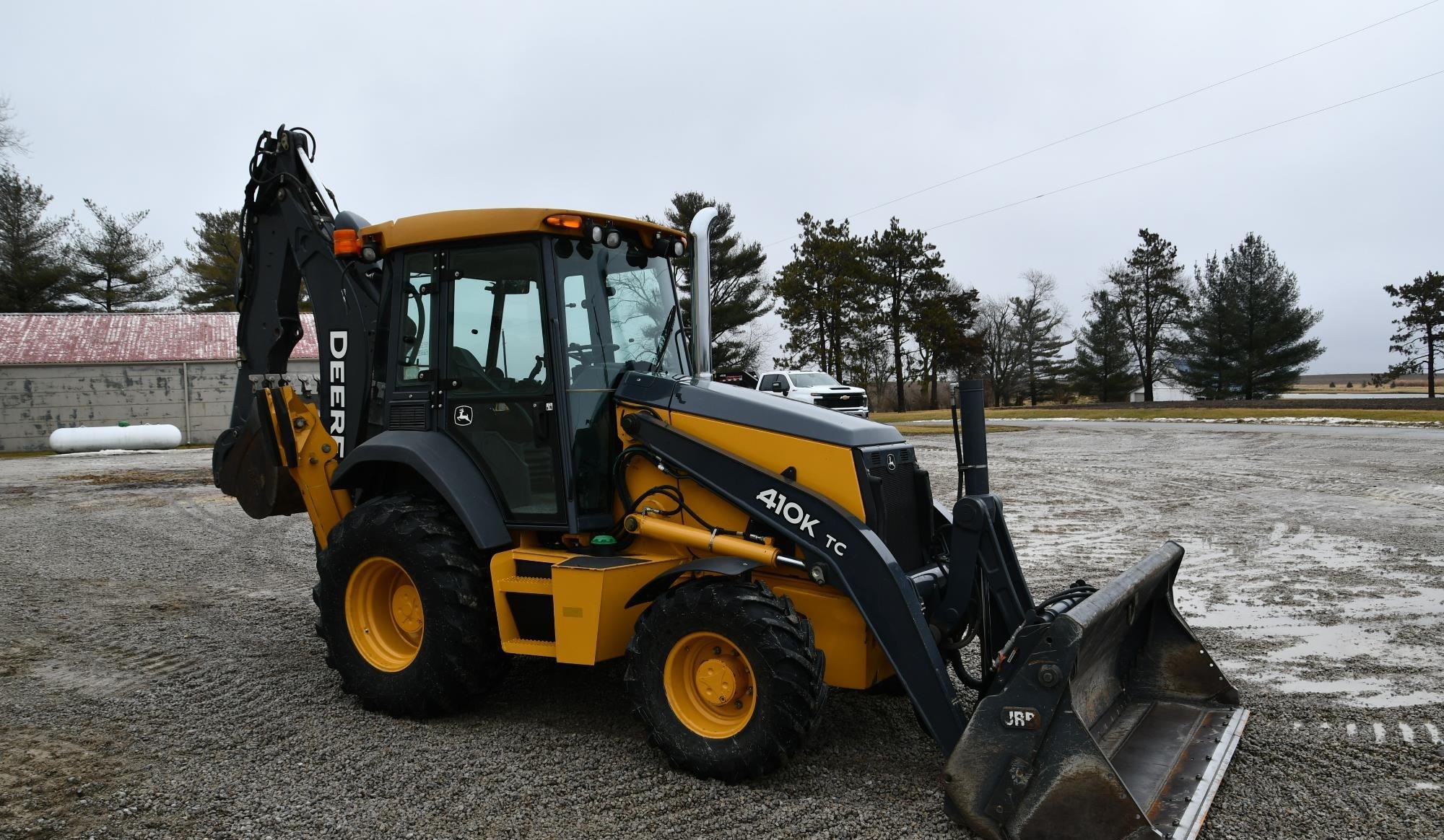 gallery 2012 John Deere 410K TC 4x4 Loader Backhoe W4-IN-1 Bucket & Extendahoe
